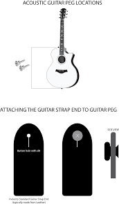 guitar strap on guitar